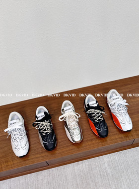 DKVID 品质top/自留款 真皮拼色涂鸦休闲老爹鞋阿甘运动德训鞋