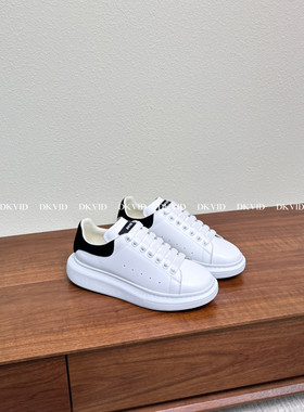 DKVID 经典百搭小白鞋～显高真皮厚底休闲鞋