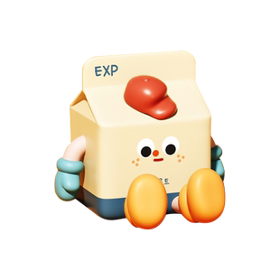 牛奶盒小夜灯卧室睡眠可爱伴睡氛围拍拍床头台灯治愈女生礼物生日