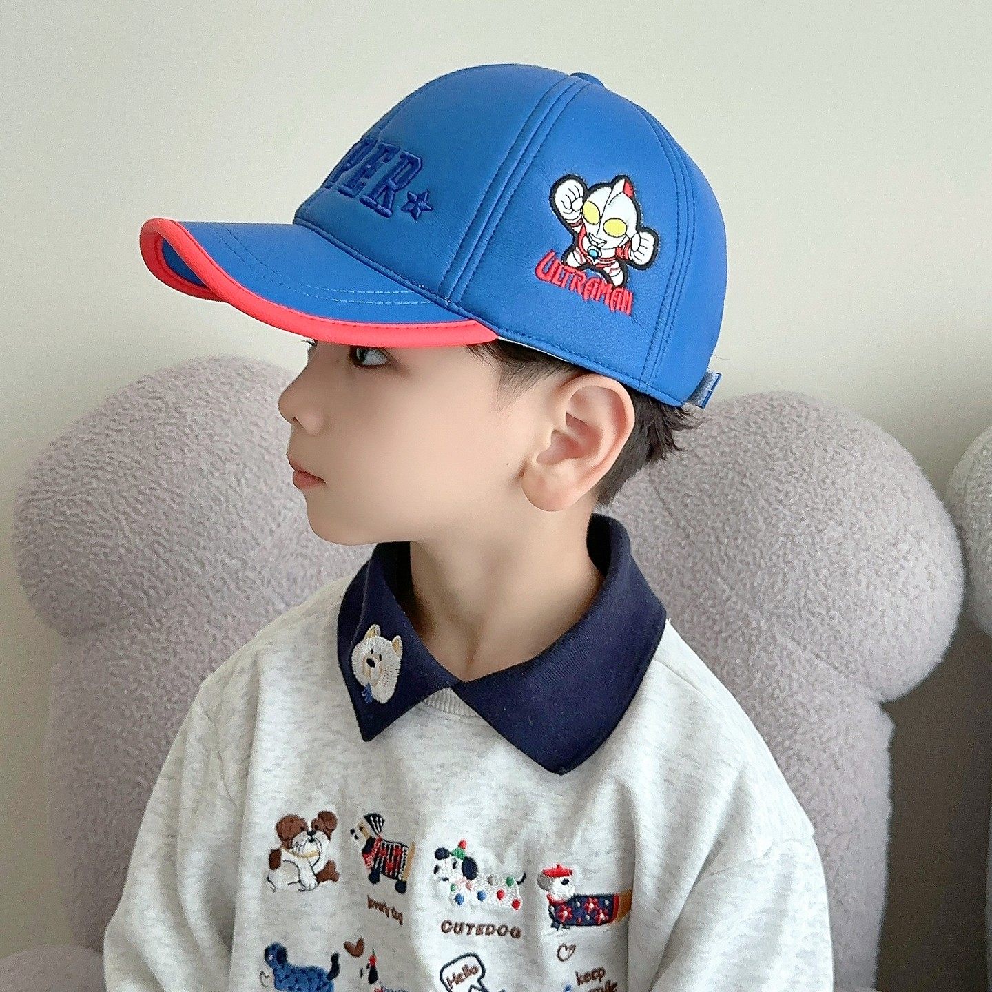 奥特曼帽子儿童中大男孩宝鸭舌棒球宝小痞帅气秋冬季冬天潮流韩版,童装/婴儿装/亲子装,帽子,淘宝优惠券,粉丝福利购,淘宝优惠卷