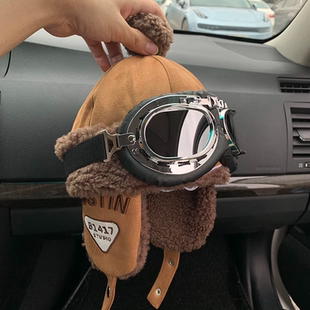 儿童雷锋棉帽子飞行员男孩宝痞帅护耳东北防寒小冬季 滑雪 2025新款