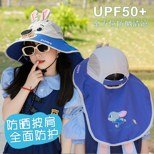 带电风扇的帽子朱迪兔子警官疯狂动物城防晒遮阳太阳能夏季薄款女