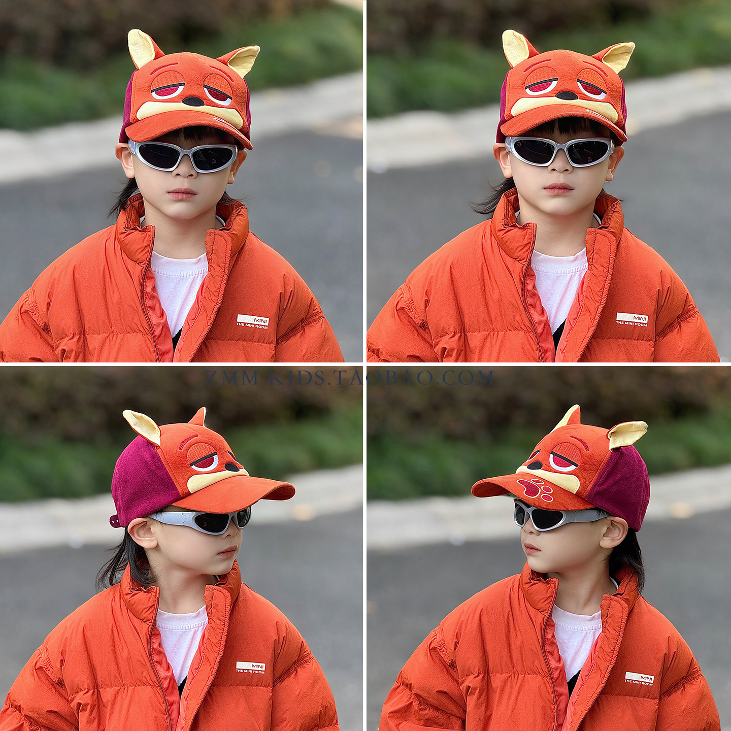 儿童棒球帽子狐狸尼克2025新款鸭舌男孩兔子朱迪冬季 疯狂动物城2