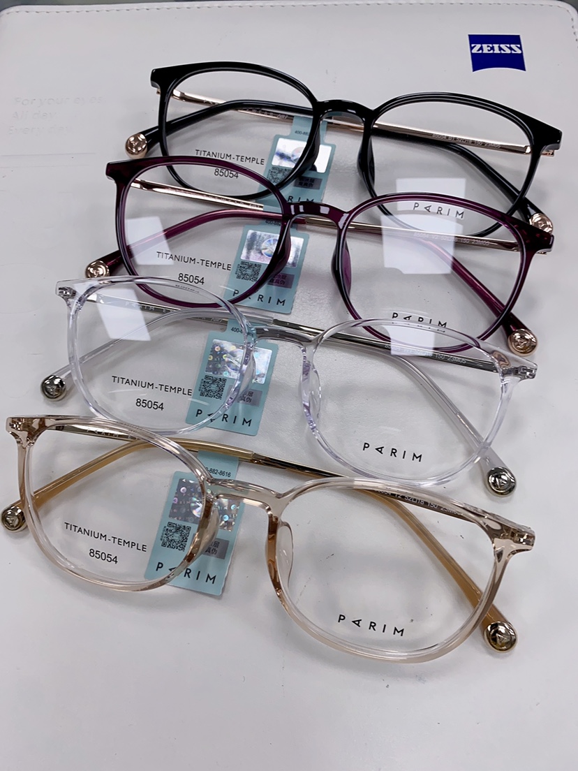 派丽85054蒙超轻气质女框架椭圆近视散光防蓝光