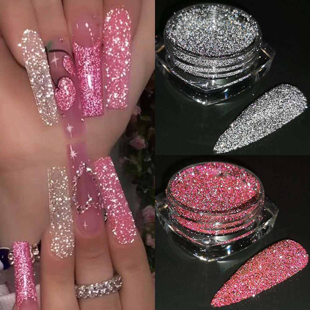 美甲水晶碎钻粉砂晶沙糖粉亮晶晶