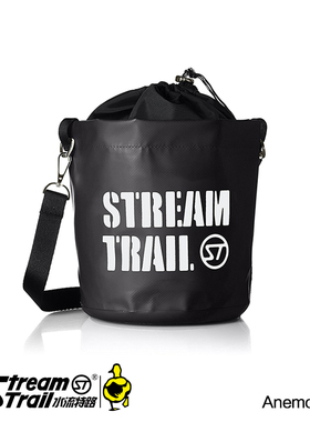 泰国包邮StreamTrail休闲水上运动斜跨包圆桶单肩女包户外防水包
