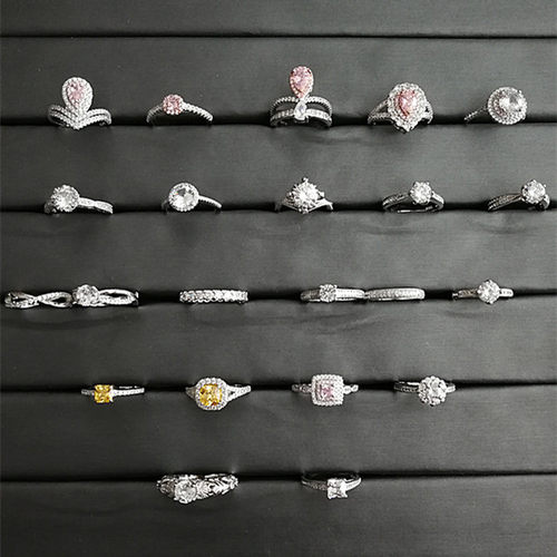 925银仿真钻石戒指抖音网红同款