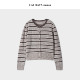 开衫 CATHAYA 凯喜雅圆领条纹长袖 BBK2FEJN011