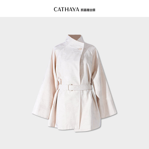 CATHAYA/凯喜雅中长款风衣REK2FDJN274