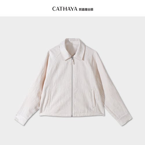 CATHAYA/凯喜雅翻领夹克外套REK2FWJN275