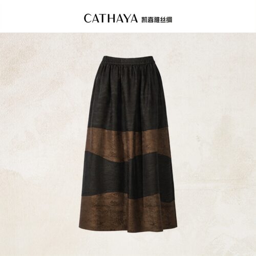 CATHAYA/凯喜雅拼接国风半身裙FAK2FYJN551