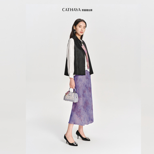 CATHAYA 直身裙DUK2FYJN160 凯喜雅中式