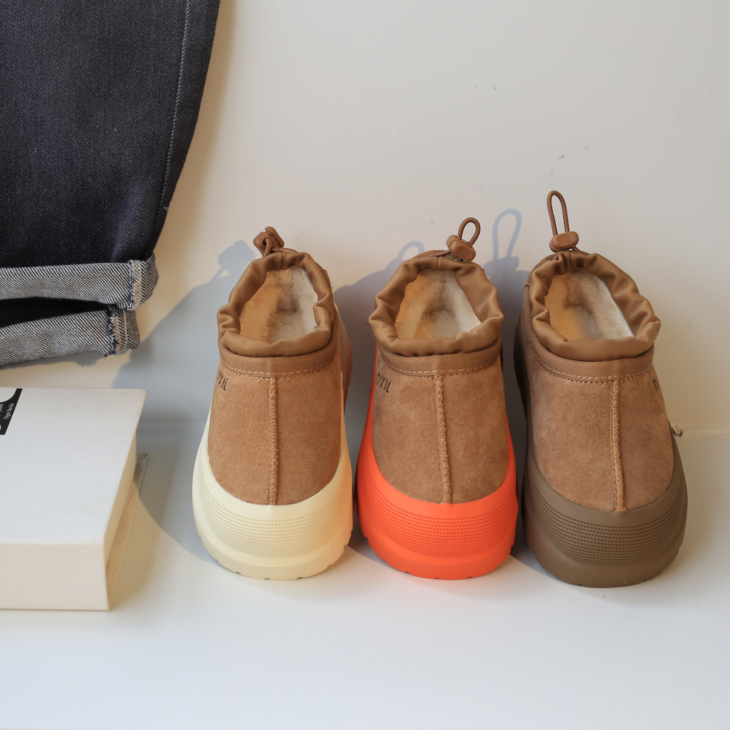 真皮儿童雪地靴加绒加厚男童大棉鞋女童靴子王一博同款斯塔曼冬鞋