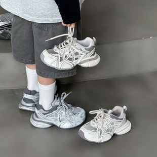 2026夏款单网透气童鞋儿童运动鞋男童鞋子轻便跑步鞋女童潮老爹鞋