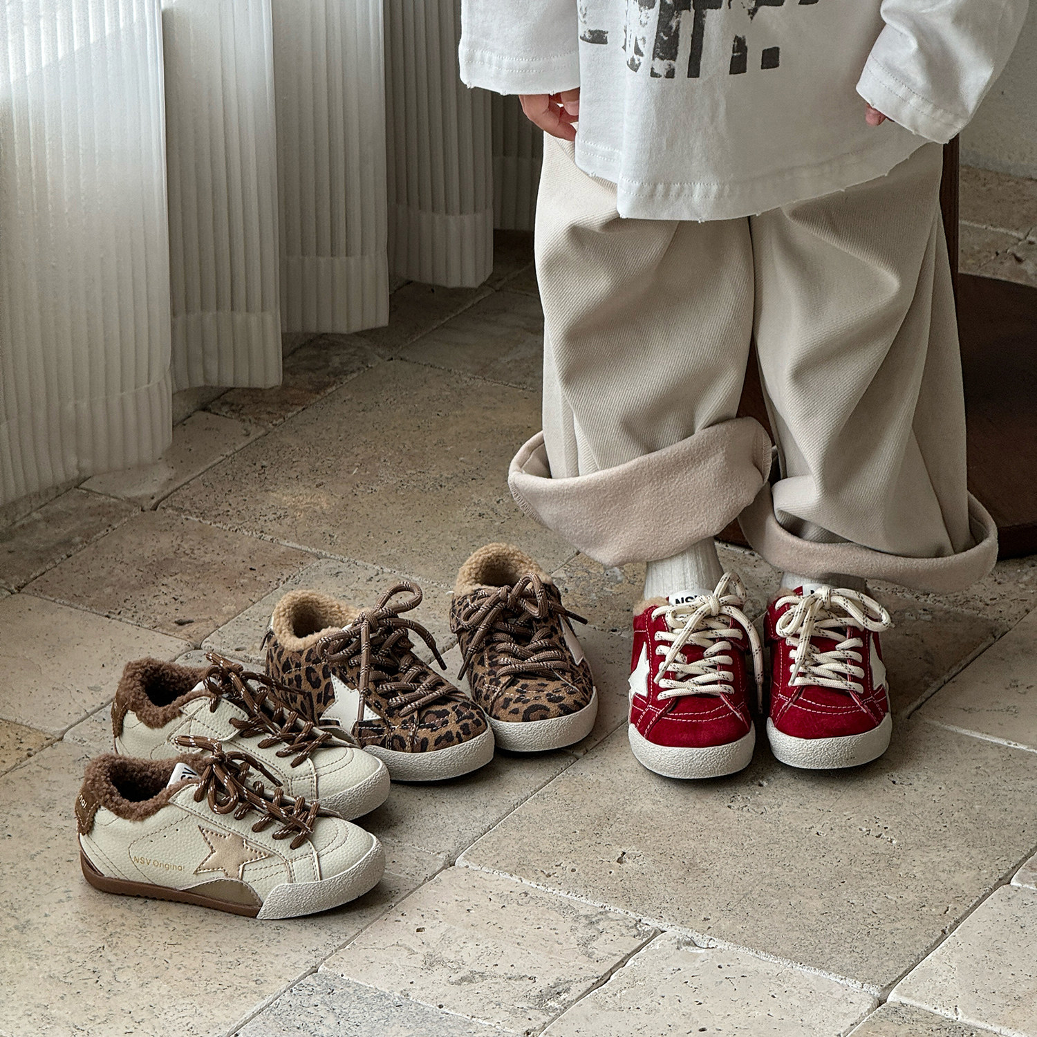 真皮加绒豹纹童鞋儿童星星板鞋男童鞋子2025新款冬鞋女童二棉鞋,童鞋/婴儿鞋/亲子鞋,板鞋,淘宝优惠券,粉丝福利购,淘宝优惠卷