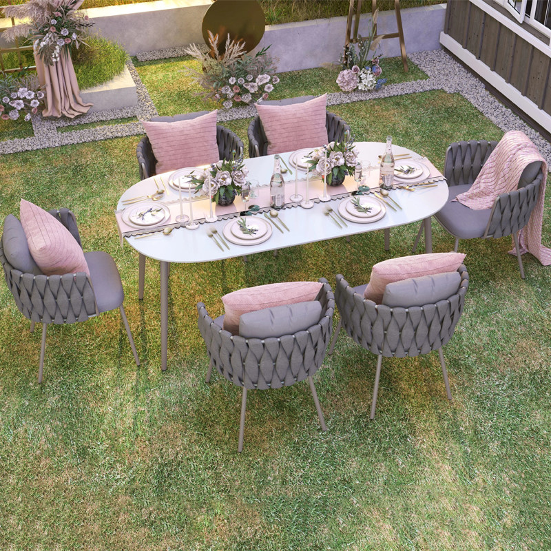 藤逸户外餐桌阳台休闲室外餐厅别墅庭院花园露天藤椅外摆椅子组合,住宅家具,桌椅套件,淘宝优惠券,粉丝福利购,淘宝优惠卷