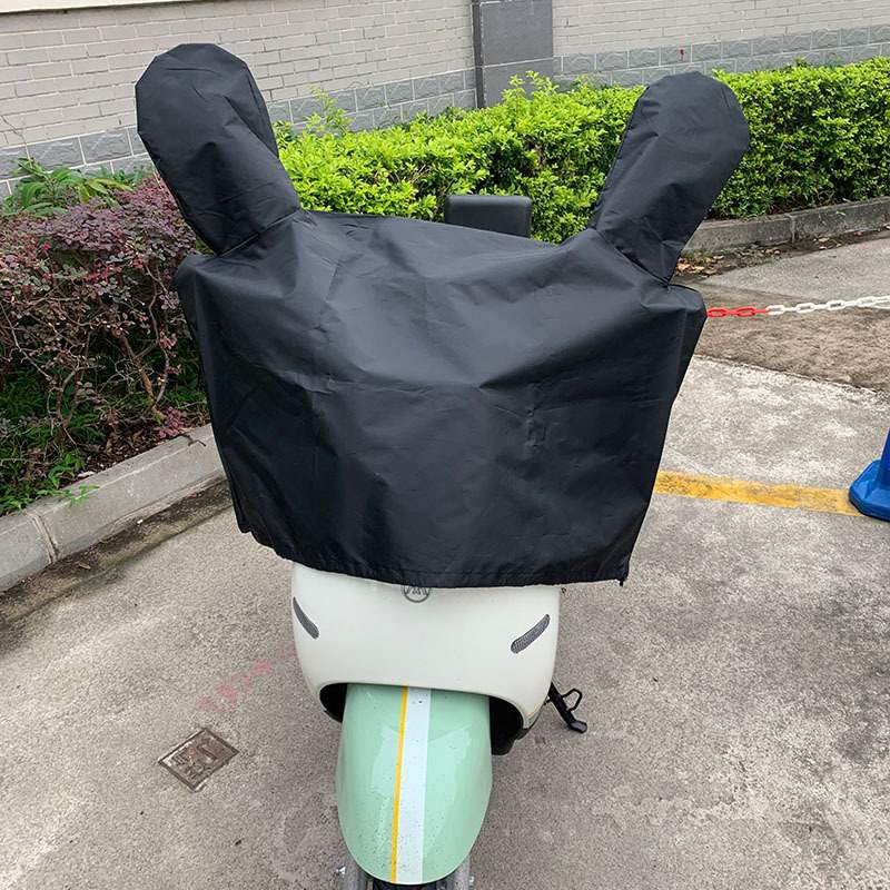 摩托车车头保护罩机车龙头防尘套电动车仪表盘防晒耳朵款车衣