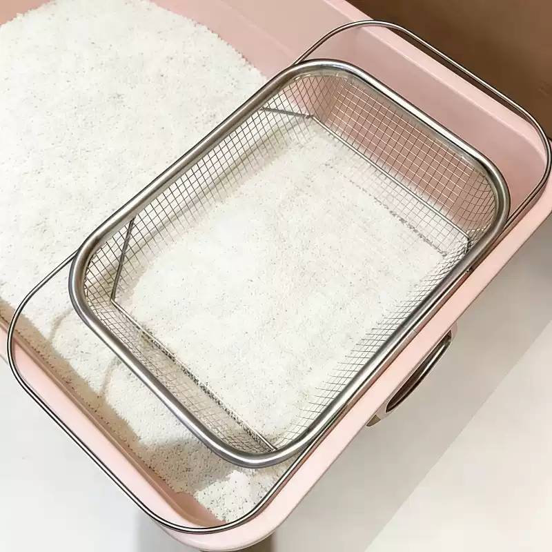 【轻松铲猫砂!】可伸缩过滤筛网