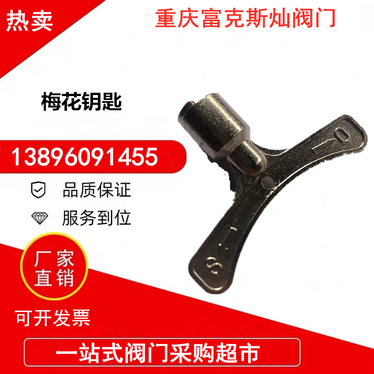 梅花水表钥匙防盗开关