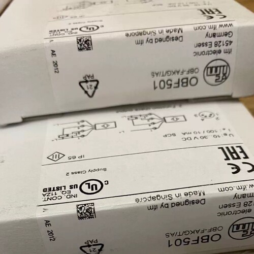 OBF501易福门原装正品光纤放大器！送e20600专用 ~议价