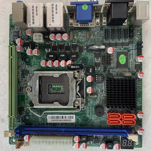 拆机 ITX-HTPCH61双网口工业主板 工控机主板H61 ~议价