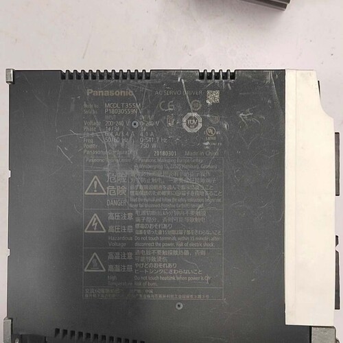 松下A6伺服驱动器MCDLT35SM。原装拆机，成色如图实物 ~议价