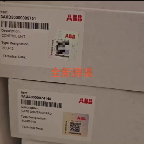 ZCU-12原装ABB变频器控制板 3AXD500000 ~议价