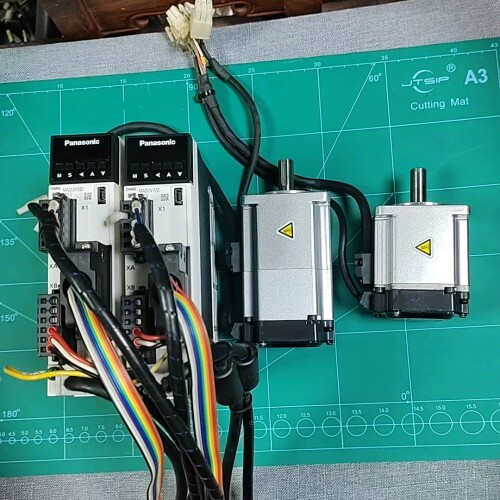 拆机的两套松下A6伺服电机，都是200W，正常使用包好的，成 ~议价