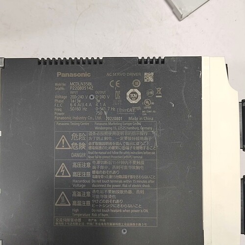 松下A6伺服驱动器MCDLN35BL，750W功率，2个，成 ~议价