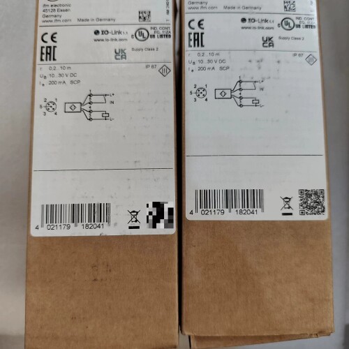 工程剩余原装正品易福门O1D101现货三个未拆封，标价顺 ~议价