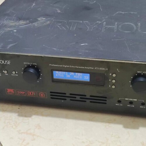 派对屋ATX-850kEX合并功放,机器通电如图片,其它的不 ~议价