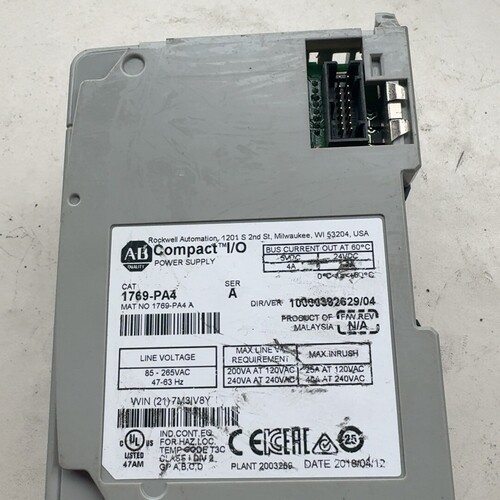 AB罗克韦尔1769-PA4电源模块，Compact I/O ~议价