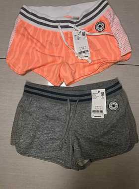 Converse/匡威 国内专柜代购 女子网眼罗纹短裤10003431-A01/A03