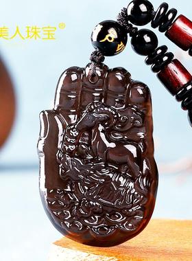 玄武献瓶吊坠2024龙年生肖属鼠人佩戴吉祥物挂件男女项链饰品