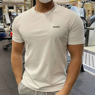 品质礼献！春夏男士运动健身通勤短袖超轻舒适速干弹力T恤SK2901