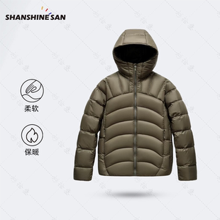 锁温王者 羽绒服保暖连帽通勤户外鸭绒羽绒服82601 秋冬加厚款