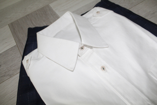 男女校园日常通勤短袖 大码 夏季 罐木dkjk制服森知日系角襟方领衬衫