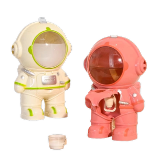 宇航员儿童水杯饮水机自带小杯子外星太空人水杯男孩上学水壶女孩