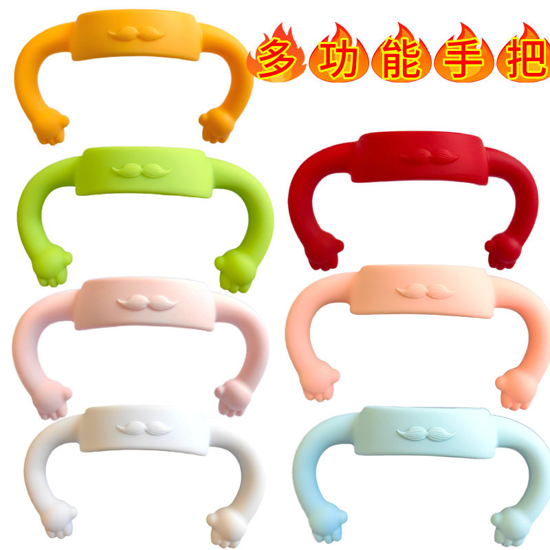 5cm奶瓶宽口径手柄配件吸管重力球适配新贝优合孕贝小白熊均通用