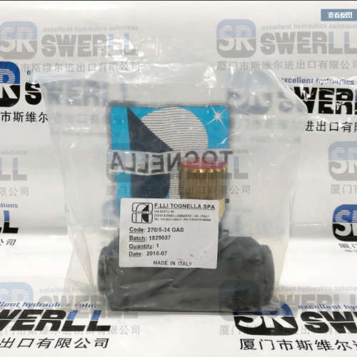 FT270/5-34 GAS 意大利F.LLI TOGNELLA节流阀中国仓库 实体库存