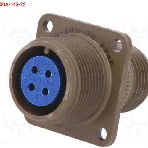 97-3100A-14S-2S连接器: 圆形; 尺寸 14S;