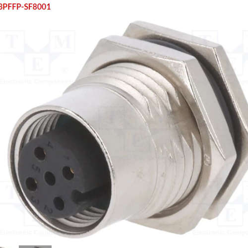 M12A-03PFFP-SF8001 圆形工业连接器  插座; M12