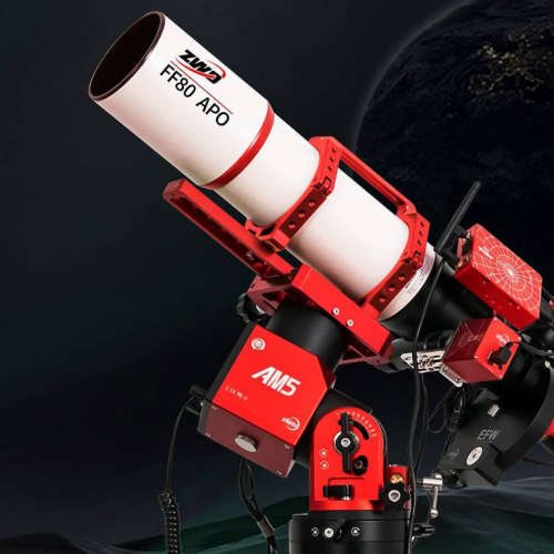 ZWO振旺光电FF80APO天文望远镜 折射镜复消色差ASI全画幅相机接口
