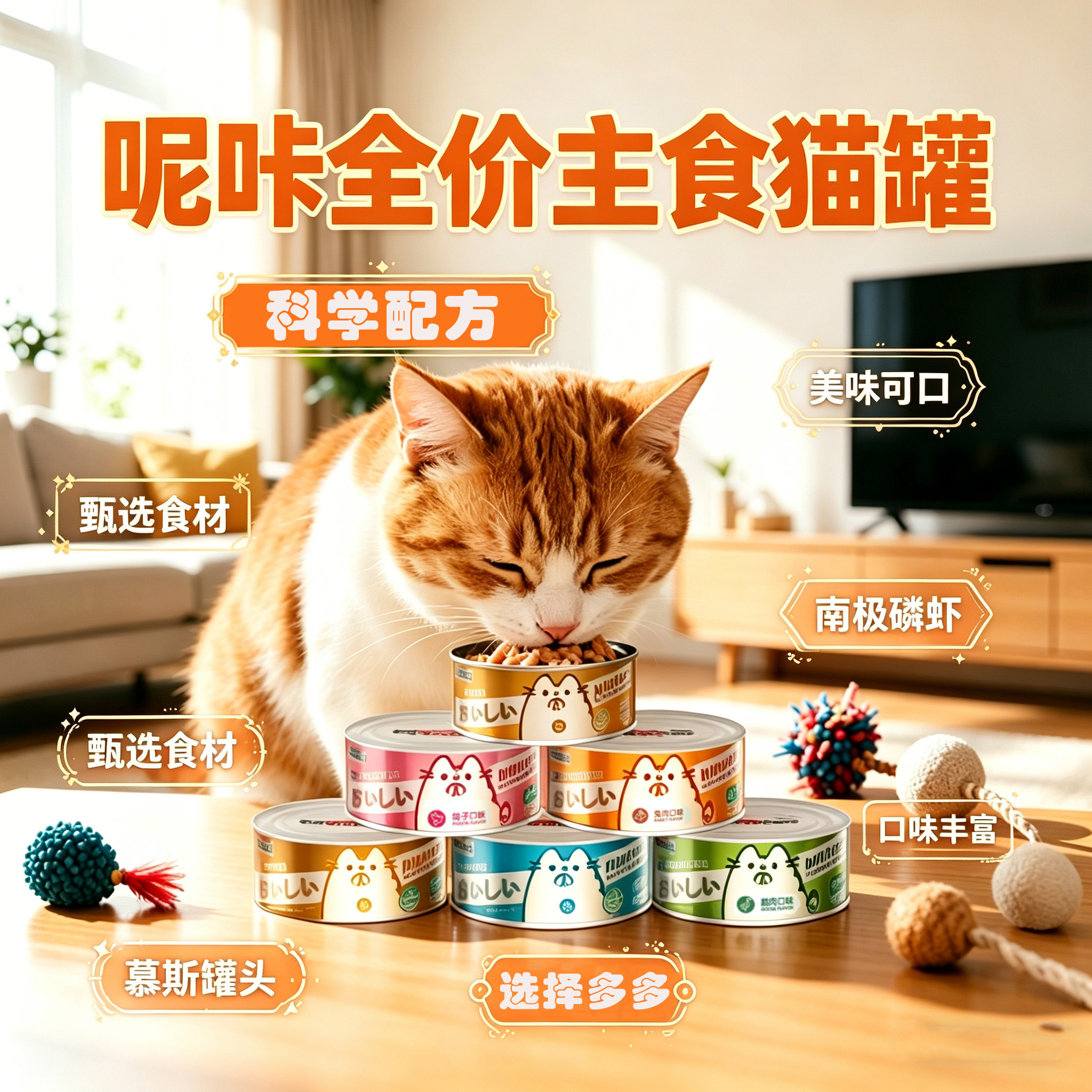 呢咔全价主食罐头全阶段肉泥湿粮图片