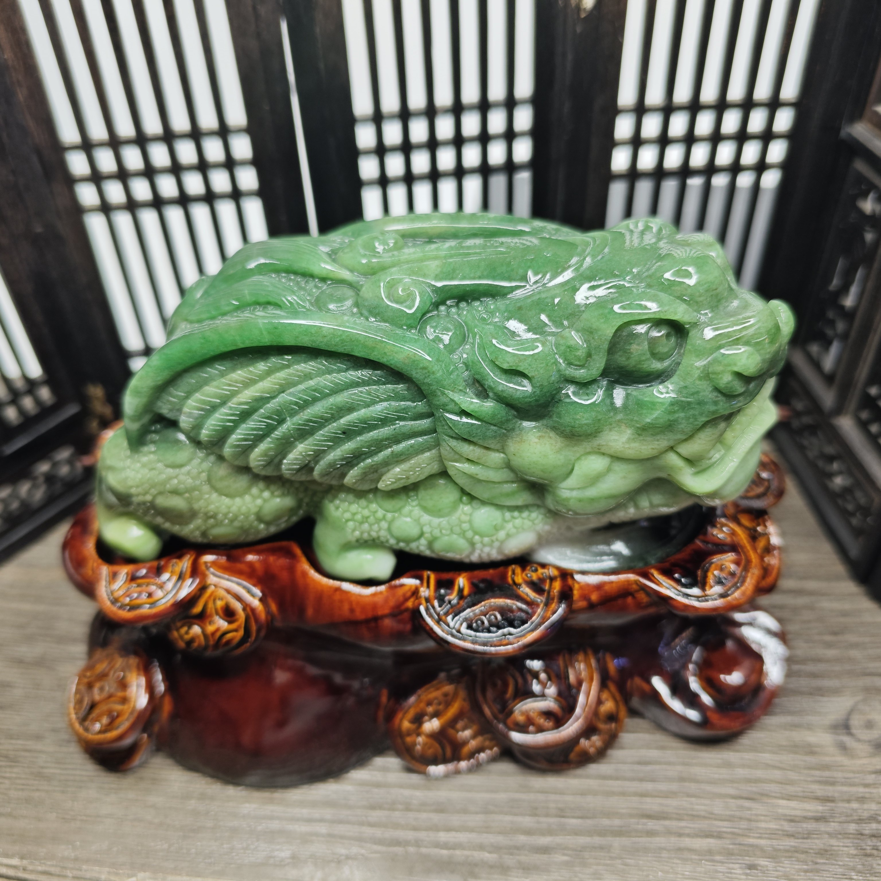 特惠天然玉石雕件独玉貔貅摆件家居客厅办公室玄关装饰礼品