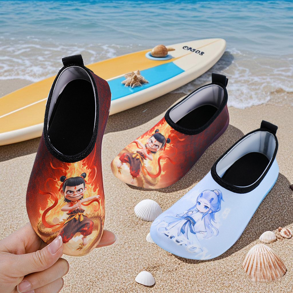 儿童防割沙滩鞋亲子水上乐园潜水游泳溯溪袜鞋涉水鞋男女防滑海边