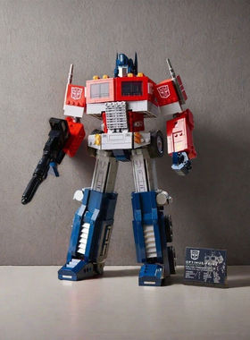 擎天变形10302机甲汽车机器人积木模型玩具男孩高难度男孩金刚