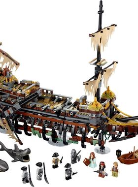 71042海盗船加勒比海拼装系列积木玩具沉默玛丽大型高难度男孩子