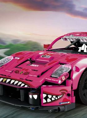 保时捷42224赛车911GT3模型拼装男孩子女孩机械高难度大型积木6