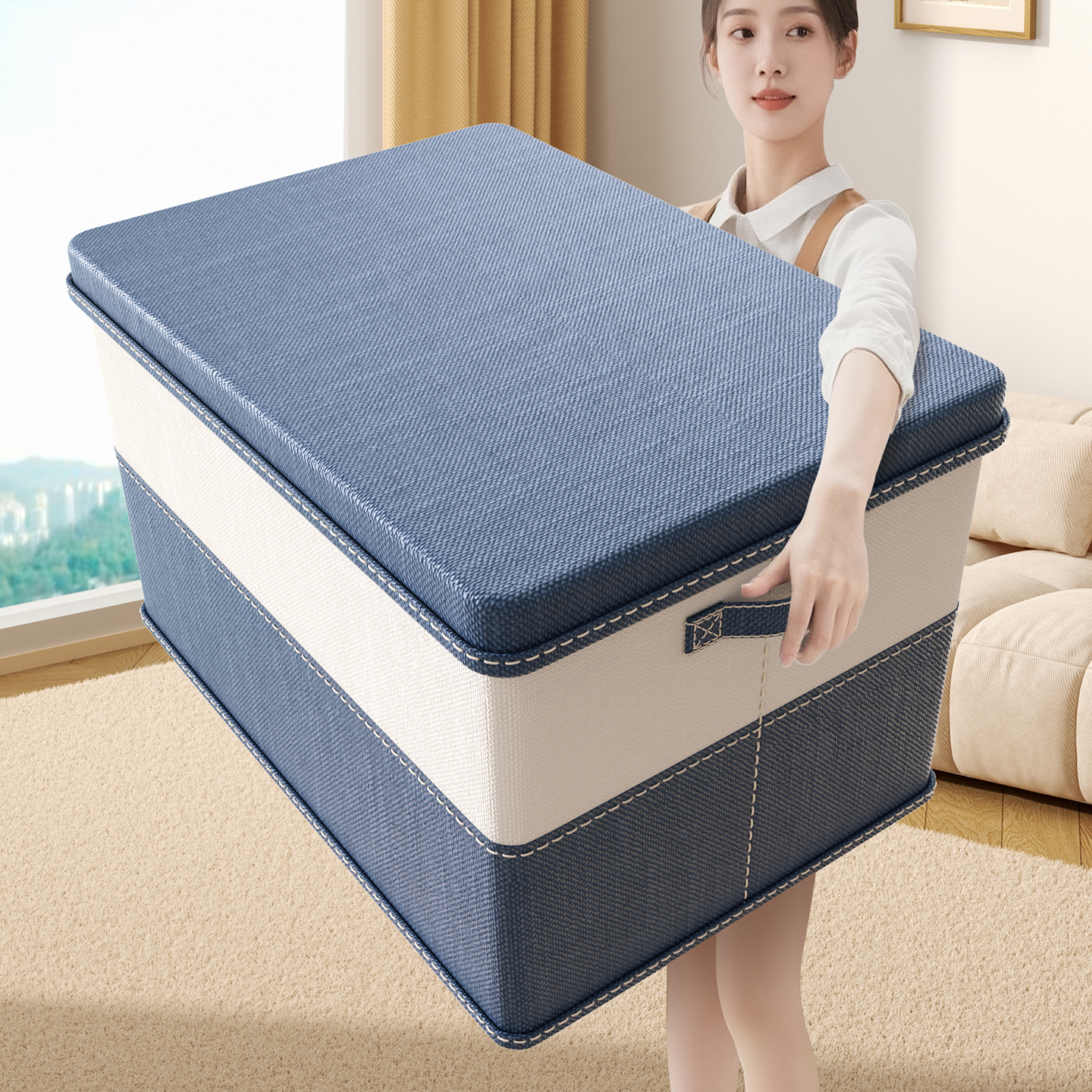 livingbox拼色天地盖